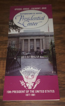 Rutherford B Hayes Presidential Center, Fremont, Oh, Vintage Brochure - £1.94 GBP