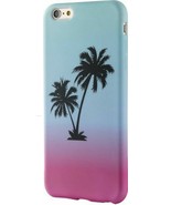 NEW Dynex iPhone 6/6s Palm Trees BLUE/PINK Cell Phone Case Soft Shell DX... - £4.38 GBP