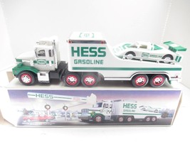 HESS  - 1988 TRUCK W/RACING CAR  -  NEW IN THE BOX - SH - $23.20