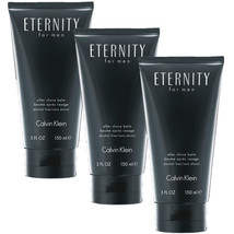 Pack of (3) New Calvin Klein Eternity for Men, 5.0 Fl. Oz. After Shave Balm - £66.37 GBP