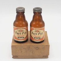 Fort Pitt Beer Pittsburgh Salt Pepper Shaker Set w/ Box - £27.08 GBP