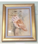 Bronte Porcelain - Barn Owl - Hand Painted Porcelain Plaque - 33 x 41cm - $1,032.22