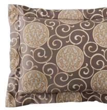 Sferra Tarsia Euro Continental Sham Slate Egyptian Cotton Sateen Jacquar... - $1,285.61 MXN