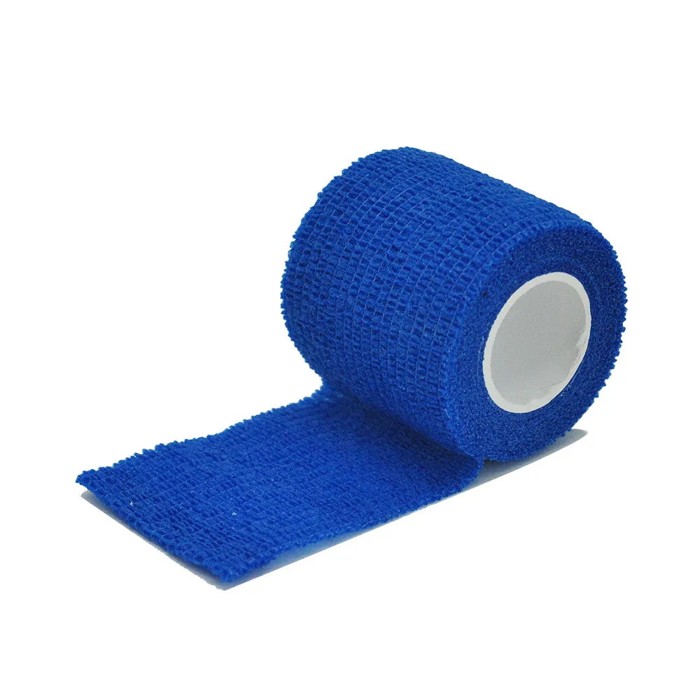 Sporting 1/6/10Pcs blue Elastic Bandage Hunt Disguise Elastoplast Wrap Tape Self - £23.45 GBP