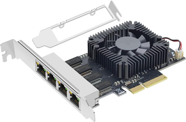 PCIe X4 2.5Gb Quad-Port Network Card RTL8125B 4x RJ45 NIC ESXi PXE Server - $119.78
