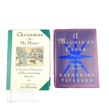 A Midnight Clear Katherine Paterson and Christmas in My Heart Joe Wheeler Books - £14.22 GBP