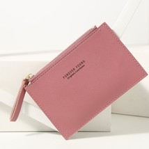 2022 Women Card Holder Wallet With 3 Card Holder &amp; Coin Pocket Fashion Pu Leathe - £13.51 GBP