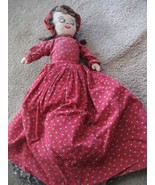 Folk Vintage 3 in 1 Doll Little Red Riding Hood Wolf Grandma Plush 14 in... - €24,39 EUR