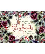 Wishing Special Grandparents A Merry Christmas - Christmas Greeting Card... - $51.04 MXN