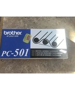 Genuine Original Brother PC-501 Fax Printing Cartridge - £8.88 GBP