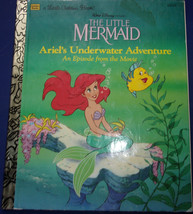 A Little Golden Book Walt Disney The Little Mermaid  1989 - £4.81 GBP