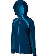 NEW Mizuno Osaka Hoodie Women Hooded Fleece Sweatshirt Jacket BLUE Sizes... - £11.17 GBP
