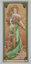 Alphonse Mucha Seasons Spring 1900 Fine Art Lithograph Ltd Edition S2 Atelier - £560.48 GBP