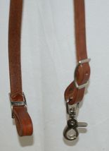 Pioneer Horse Tack 3852 Leather Headstall Reins Black Decorative Lacing image 5