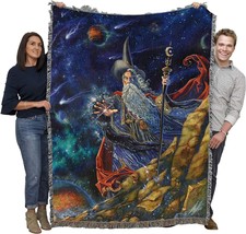 The Elder Wizard Blanket By Myles Pinkney By Pure Country Weavers Is A Woven - £61.31 GBP