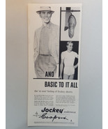1954 Cooper's Jockey Mens Underwear Tee Shirts Briefs Vintage Magazine Print Ad - $12.86