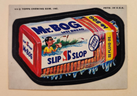 TOPPS WACKY PACKAGES MR. BOG Bread Tan Back 11th 1974 **Topps Chewing Gum - $22.76