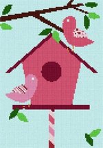 Pepita Needlepoint Canvas: Birdhouse 2, 7&quot; x 10&quot; - £39.96 GBP+