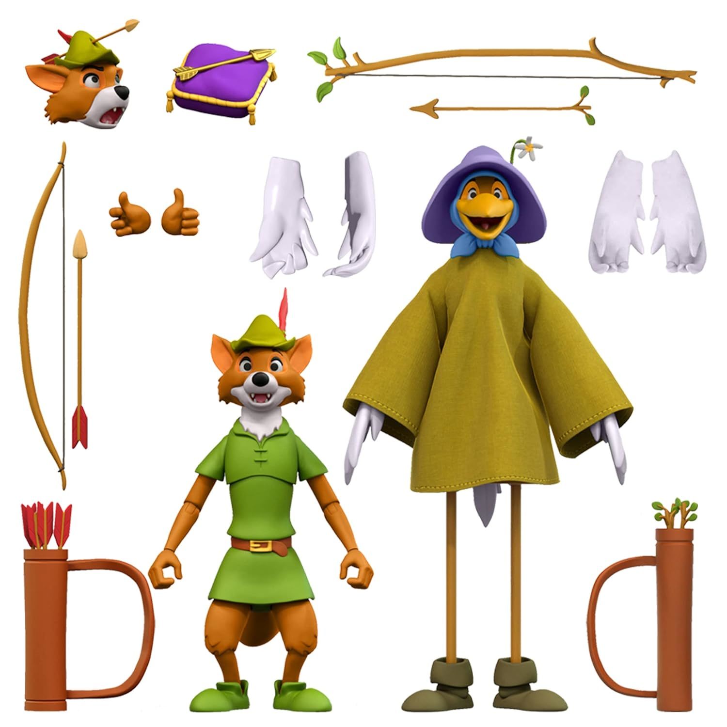 Primary image for Ultimates! Disney Robin Hood - 7" Disney Action Figure With Accessories Classic 