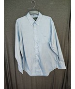 Lauren Ralph Lauren Classic Fit Non Iron Men&#39;s Long Sleeve Shirt Sz 17  - $9.49