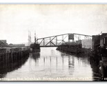 Wishkah River Bridge Evening VIew Aberdeen Washington WA UNP DB Postcard... - $6.10