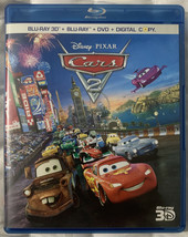 Cars 2 [Blu-ray 3D / Blu-ray / DVD Combo] Animation, Includes 2 Shorts FreeShip - £10.97 GBP