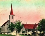 Clara Catholic Church and Rectory Clarendon Pennsylvania PA 1909 DB Post... - $16.88