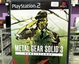 Metal Gear Solid 3: Subsistence (Sony PlayStation 2, 2006) PS2 Tested! - $40.93