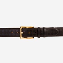The Cenova Black Calfskin Belt image 4