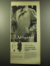 1959 Alligator Gold Label Coats Ad - The coat you&#39;ll live in - $18.49