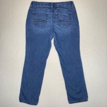 Lee Perfect Fit Straight Leg Jeans Womens 12 Short Stretch Denim Pants 34x28 - £5.72 GBP