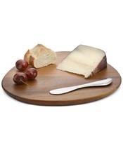 Nambé Wood &amp; Stainless Steel 2-Pc. Cheese Board &amp; Spreader - $20.78