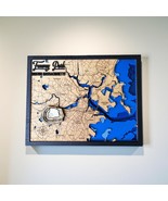 Boston Massachusetts Baseball Stadium 3D Wooden Map Wall Art, Natural Wo... - $731.25 MXN