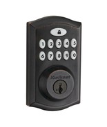 Venetian Bronze Traditional SmartCode® Electronic Door Deadbolt with Sma... - £148.63 GBP