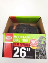Bell Flat Defense Mountain Bike Tire, 26&quot; x 1.75-2.25&quot;, Black - £16.04 GBP