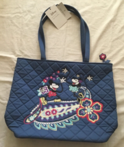 Vera Bradley Disney Mickey Minnie Mouse Sensational Six Paisely Large Tote 28327 - £68.73 GBP