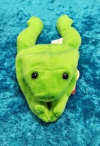 RARE 1993 TY BEANIE BABY LEGS THE FROG Style 4020 W PVC PELLETS &amp; ERRORS - $3.99