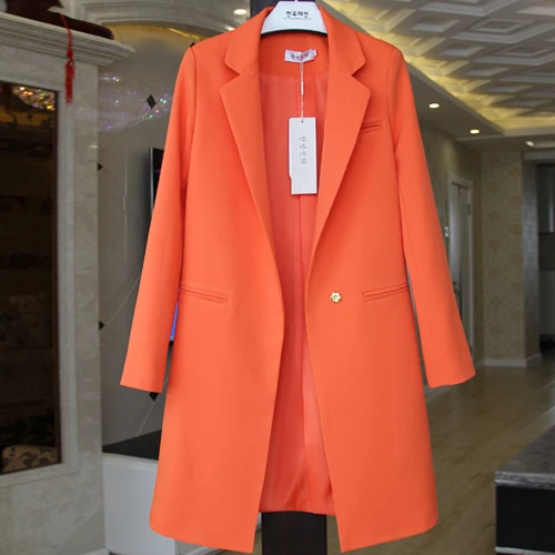 GetSpring Women Blazer Temperament Solid  Full Sleeve Ladies Suit Coat L... - $250.03