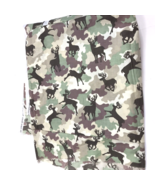 Vtg Deer Fabric Camo 2.5 Yd x 44&quot; Cotton Joann Stores Pattern ja 23544 - $29.69