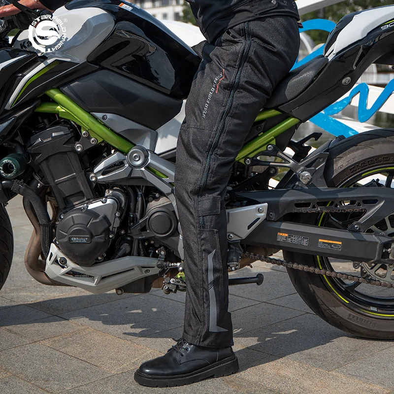 Motorcycle Pants Winter Riding Reflective Safety Clothing Anti-fall with - $134.31