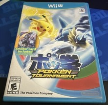 Pokken Tournament with Shadow Mewtwo Amiibo Card (Nintendo Wii U) WiiU - $31.78