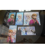 Disney Frozen lot 5 puzzles  all different big pieces for tiny fingers E... - £6.64 GBP