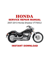 2007-2013 Honda VT750C2 Shadow Spirit Motorcycle Repair Service Manual - $23.94 CAD