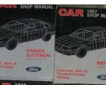 1987 Lincoln Continental Segno VII Servizio Negozio Repair Manuale Set O... - $80.00