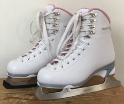 Jackson Soft Skate Ultima Mark I White Kids Youth Girls Ice Figure Skates 4 - $79.19