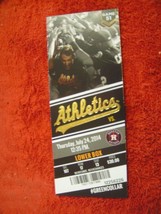 MLB Oakland A&#39;s Moss Grand Slam Milestone Win 13-1 Over Astros Ticket Stub - £3.90 GBP