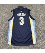 Memphis Grizzlies Iverson #3 Jersey Shirt Youth Large 14-16 Purple Adida... - $685.17 CAD