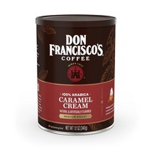 Don Francisco&#39;s Caramel Cream Ground Coffee Medium Roast 12OZ - £7.73 GBP