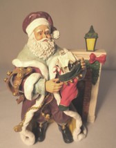 Thomas Kinkade - "A Stocking from St Nicholas" Figurine COA - $25.00