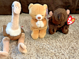 TY Beanie Babies Lot of 3 Stretch Hope &amp; Roam Retired All Have Ear Tags - $12.19